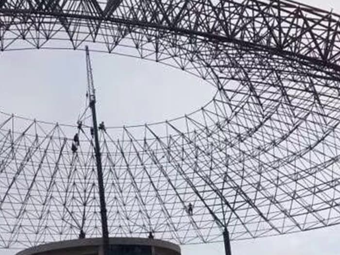 沅江篮球馆球形网架厂家价格