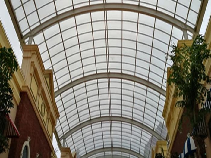 沅江屋面网架顶棚吊装方案